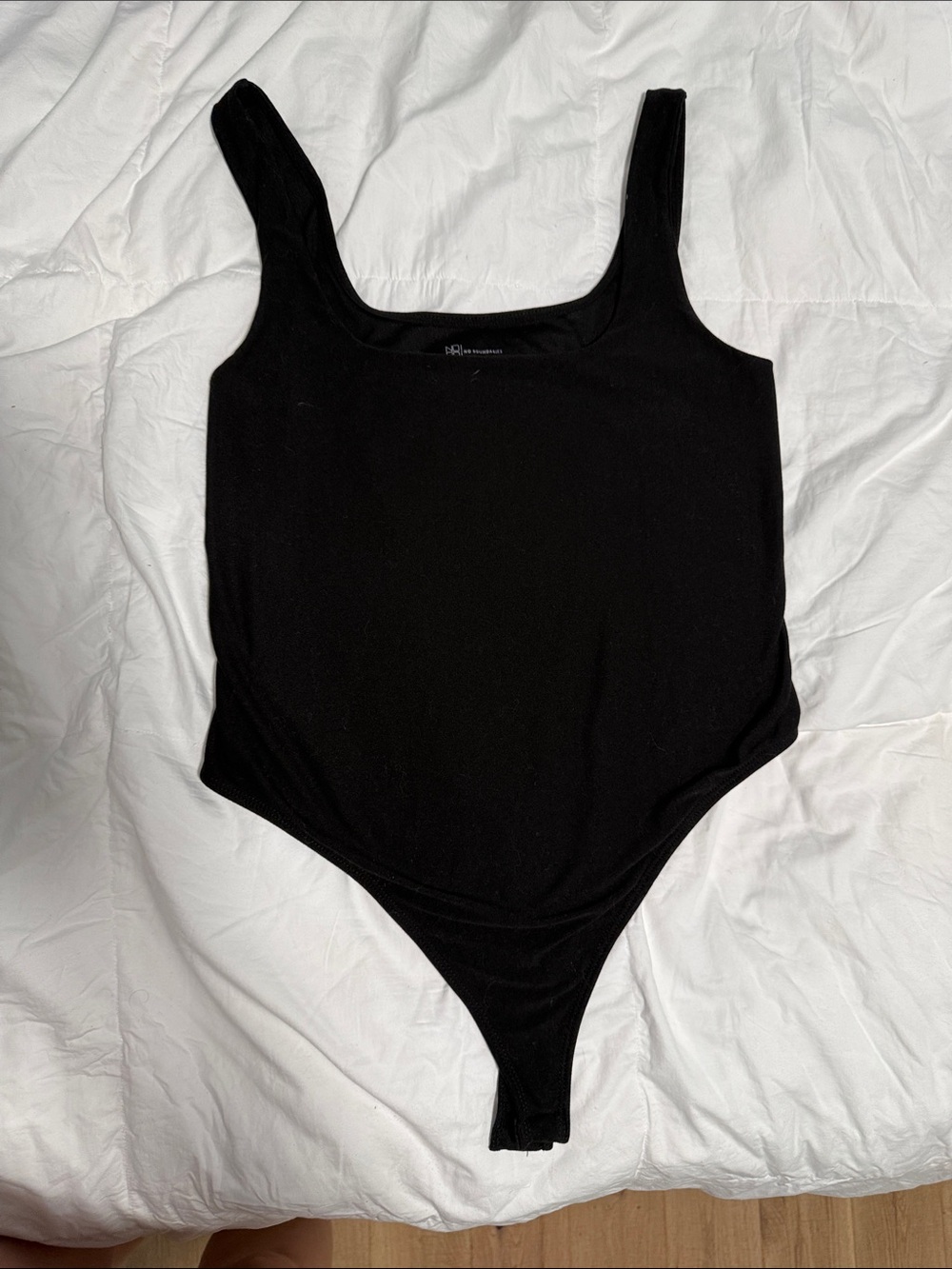 ⭐️ No Boundaries Black Scoop Neck Bodysuit